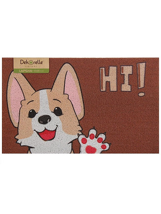 Коврик грязезащитный придверный, 50х80 см, LAPSHA, Dekorelle, 271-4.2/5080