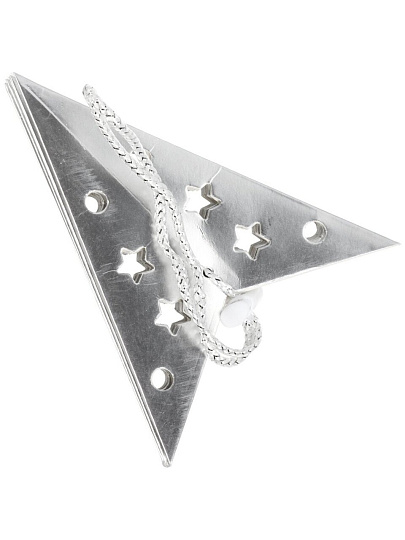 Елочное украшение Звезда, серебро, 30 см, SYZWX-202287