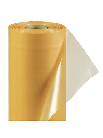 Пленка укрывная 120 мкм, рукав, 3х85 м, ГОСТ, светостабилизированная, 45 кг, 3 сезона, желтая, 100193