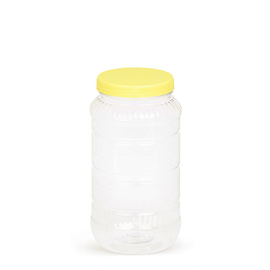 Банка для сыпучих продуктов, пластик, 3 л, с крышкой, Альтернатива, М956