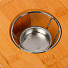 Чайник заварочный керамика, металл, бамбук, 1 л, с подогревом, Мрамор, Y6-6474 - фото 2