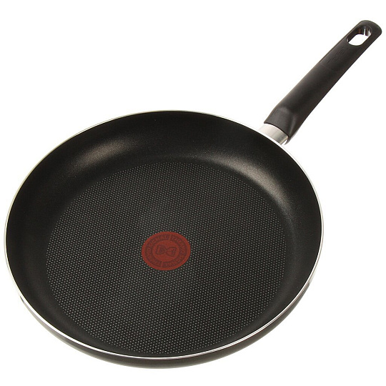 Сковорода алюминий, 28 см, антипригарное покрытие, Tefal, Easy Plus, 042 37 124