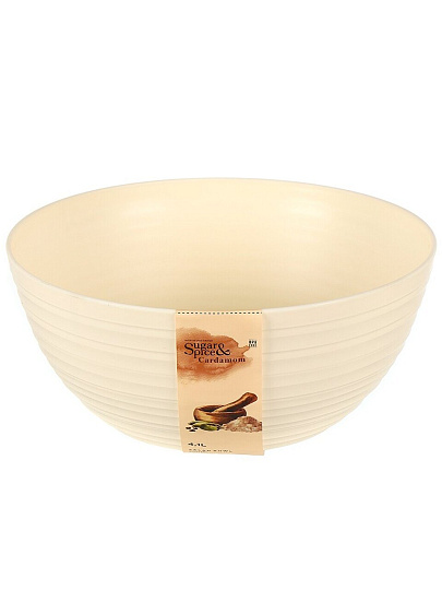 Салатник пластик, круглый, 11 см, 4.1 л, Cardamom, Sugar&amp;Spice, SE400210, в ассортименте