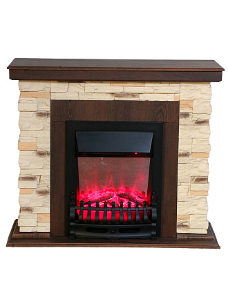 Электрокамин RealFlame, Madrid, орех, Fobos-S BL (FBRB) лайт, эксклюзив