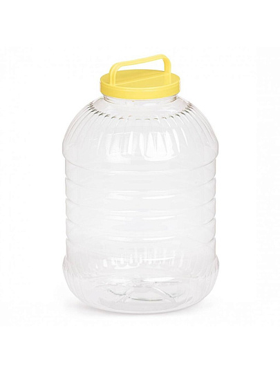 Бидон пластик, пищевой, 10 л, круглый, в ассортименте, М3056, Альтернатива