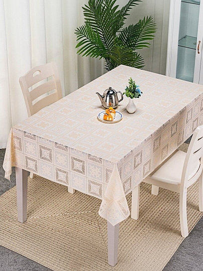 Клеенка Silvano, Лейс ажурная, 1.37х20 м, ПВХ, LA-0103V