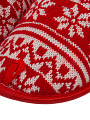 Тапки жен, красно-белый, р-р 36-37, Рождество, A210398 - фото 2