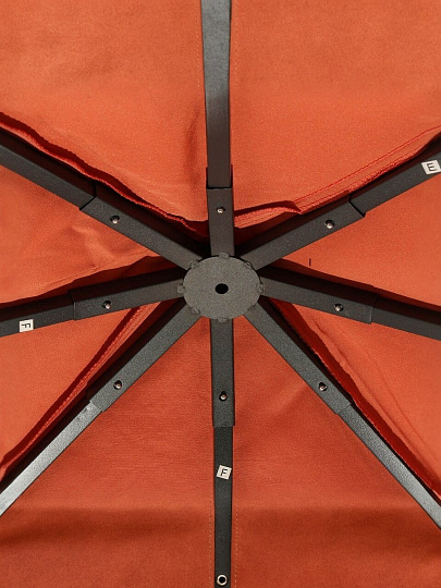 Шатер с москитной сеткой, терракот, 3х3х2.7 м, четырехугольный, C070018