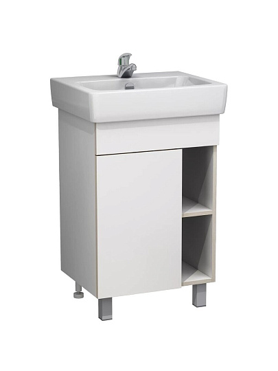 Тумба ЯМебель, Ника 55(Нео 55), 493*408*760, белая