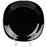 Сервиз столовый стеклокерамика, 18 предметов, на 6 персон, Луна черная, гладкий квадрат 1/2, 100ч-18лк - фото 3