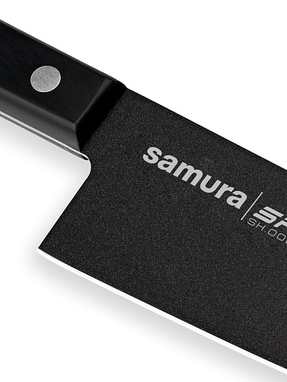 Нож кухонный Samura, Chadow, шеф-нож, нержавеющая сталь, 20.8 см, рукоятка пластик, SH-0085/K