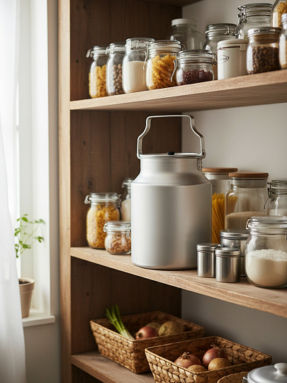 Бидон алюминий, 10 л, с ручкой, Scovo, МТ-080