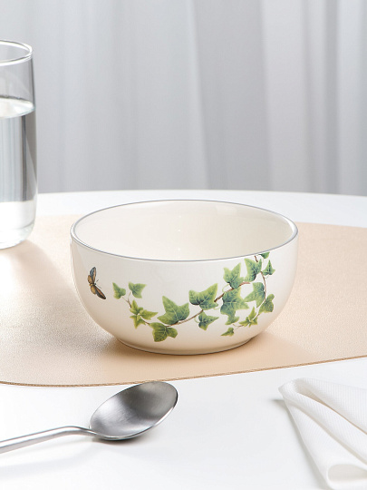 Пиала керамика, круглая, 0.58 л, Дикий папоротник, Prima Collection, PC76WF580