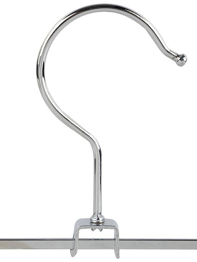 Вешалка для одежды, 29 см, сталь, пластмасса, с клипсами, Рыжий кот, 008392