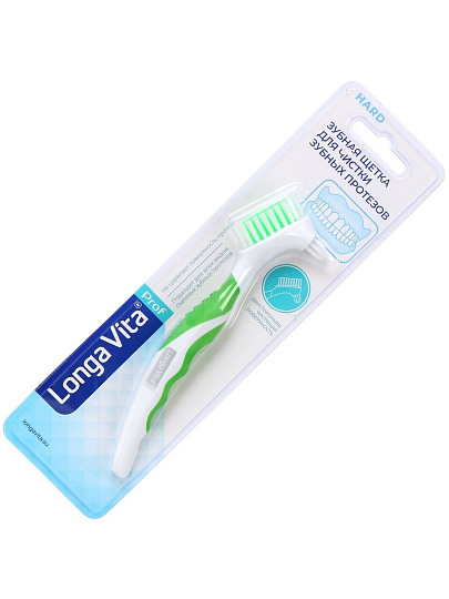 Зубная щетка Longa Vita, взрослая, для протезов, X1879 (72)