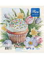 Салфетки Pero, Prestige Весенний кекс, 20 шт, 3 сл, 33х33 см, 3767 - фото 4