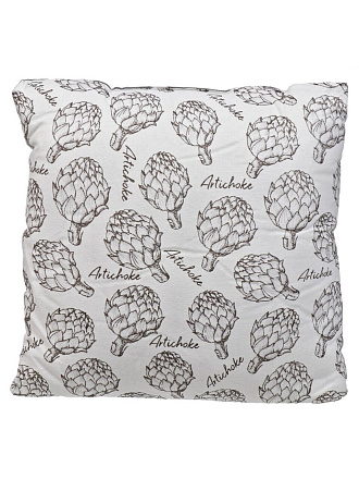 Подушка декоративная, 40х40 см, Радушная хозяйка, Артишоки, 100% хлопок, рогожка, 2184