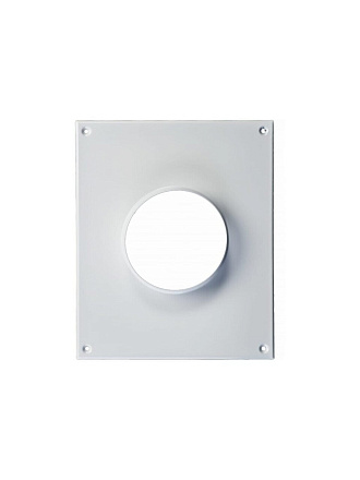 Площадка торцева пластик, установочный диаметр 100 мм, 205х240 фланец D100, Viento, 100П