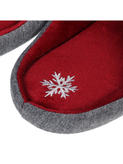 Тапки для мужчин, серые, р. 45-46, закрытые, Олени, A210100