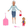 Кукла София с дочкой, 29 см, с аксессуарами для путешествия, руки и ноги сгибаются, 66509-S-BB - фото 2