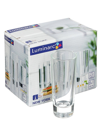 Стопка стекло, 50 мл, 6 шт, Luminarc, New York, H5018