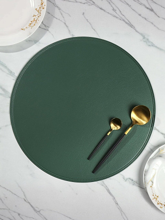 Салфетка для стола полимер, 38х38 см, круглая, Y4-6990