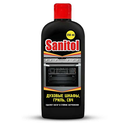 Чистящее средство для духовки и СВЧ, Sanitol, гель, 250 мл