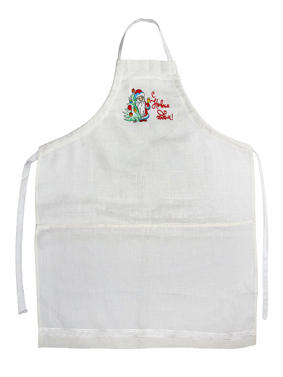 Набор кухонный 2 шт, фартук 72х85 см + полотенце 50х60 см, 100% хлопок, Dinosti, С Новым годом!