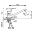 Смеситель для раковины, Frap, короткий излив, с картриджем, хром, F4514-B - фото 2