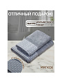 Полотенце банное 70х140 см, 100% хлопок, 470 г/м2, Дафна, темно-голубое, Узбекистан, 311170140 - фото 8