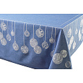Скатерть тканевая, 110х150 см, Votex Шары, синий Ск-1115/5 - фото 3