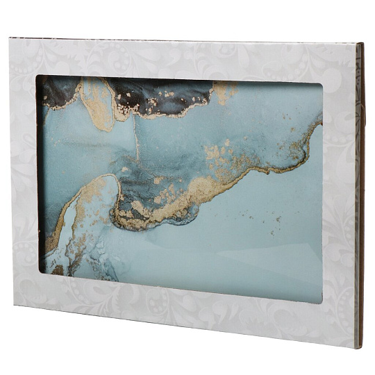 Доска разделочная стекло, 30х20 см, прямоугольная, Daniks, Флюид