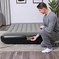 Матрас надувной Bestway, 203х152х30 см, 67464, насос встроенный, электрический, флокированный, 300 кг - фото 11