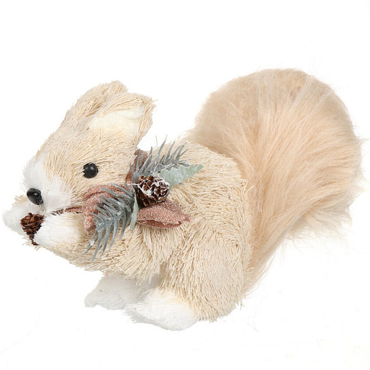 Фигурка декоративная полиэстер, Белка, 8х19х12 см, SYXRB-2521187