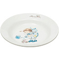 Тарелка детская керамика, Феечки, 200 мл, глубокая, Кубаньфарфор, белая, 055/8 - фото 2