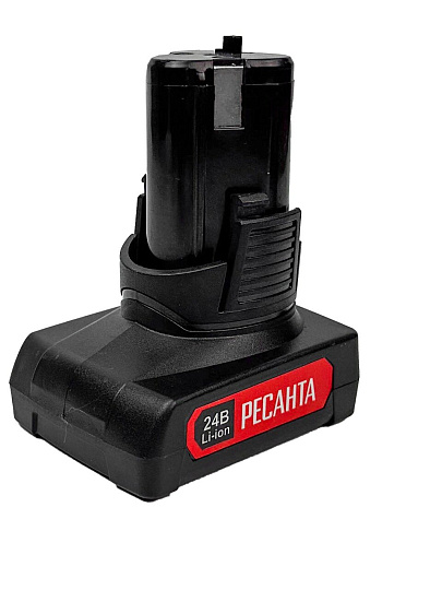 Дрель-шуруповерт аккумуляторный, Ресанта, ДА-24-2ЛК, 24 В, кейс, 75/14/7