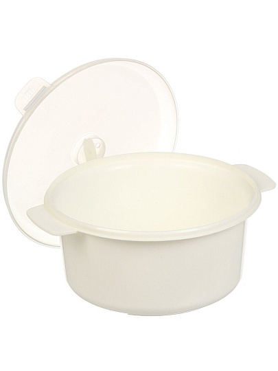 Контейнер пищевой кастрюля пластик, 1.75 л, 10.2 см, круглая, Berossi, Экспресс, ИК 08633000