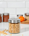 Банка для сыпучих продуктов, стекло, 0.7 л, с крышкой, Классика, Y4-3574