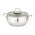 Кастрюля Agness гармония 18х10 см, 2,5 л высококачественная нерж сталь 18/10 индукц. дно, 936-316