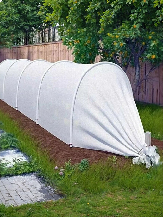 Спанбонд укрывной 60 г/м2, №60, 3.2х10 м, Агроспан, белый