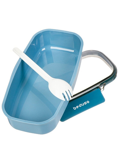 Контейнер пищевой пластик, 21х7х7 см, в ассортименте, прямоугольный, Y6-6575