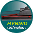Щетка стеклоочистителя Heyner, Hybrid, гибридная, 26&quot;/65 см, 036 000 - фото 3