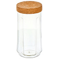 Банка для сыпучих продуктов, пластик, 1.1 л, с пробковой крышкой, Sugar&amp;amp;Spice, Rosemary, SE105810996