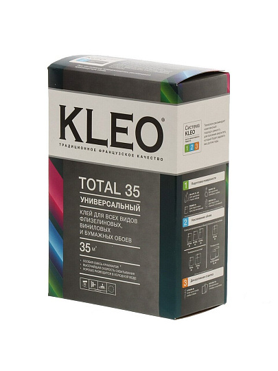 Клей для всех видов обоев, Kleo, Total 12, 35 кв.м., 250 г, коробка, 075 TOTAL 35