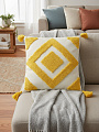 Наволочка декоративная Бохо, канвас, 45 х 45 см, горчица, A130216 - фото 3