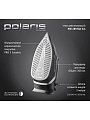Утюг Polaris, PIR 2897AK, 2800 Вт, керамика, вертикальное отпаривание, система самоочистки, 3 м, белый, графит - фото 2