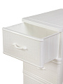 Комод 4 ящика, Дюна, 40х50х94 см, белый, 04014, Dunya Plastik - фото 9