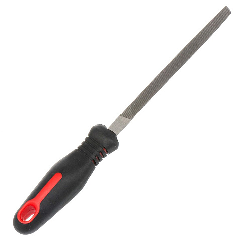 Напильник трехгранный, 150 мм, №2, пластиковая ручка, Bartex, 12025