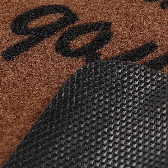 Коврик грязезащитный, 40х60 см, прямоугольный, резина, Добро пожаловать домой, Sunstep, 37-912