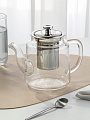 Чайник заварочный стекло, 0.8 л, с ситечком, B050162 - фото 3